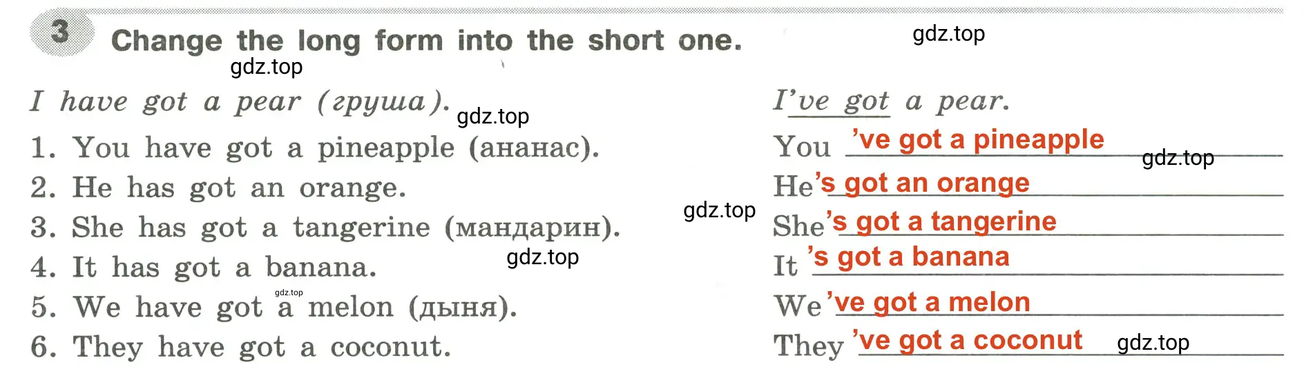 Решение 2. номер 3 (страница 22) гдз по английскому языку 6 класс Тимофеева, грамматический тренажёр