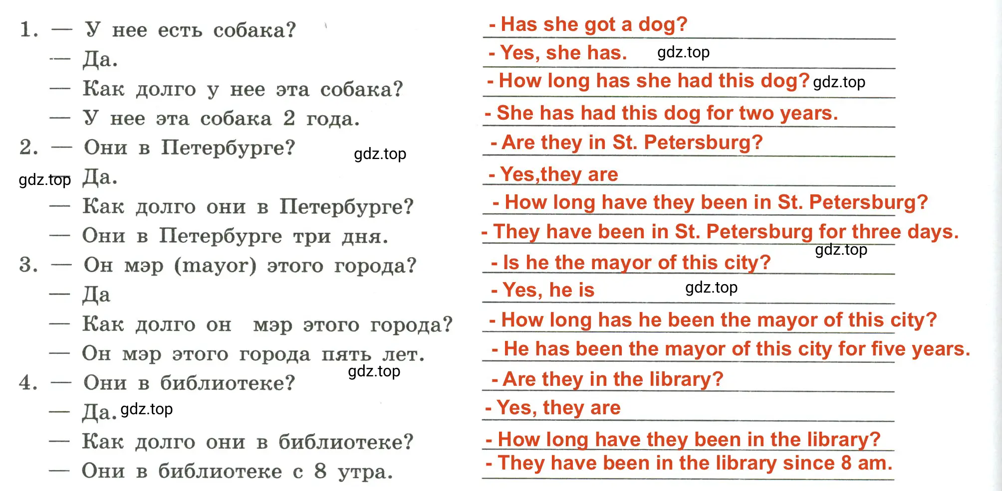 Решение 2. номер 19 (20) (страница 112) гдз по английскому языку 6 класс Тимофеева, грамматический тренажёр