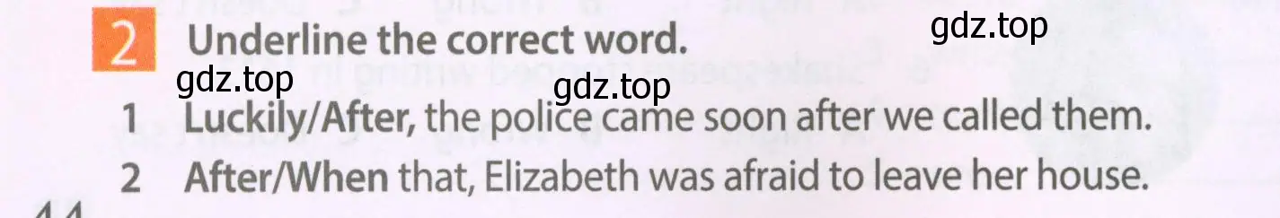 Условие номер 2 (страница 44) гдз по английскому языку 6 класс Ваулина, Дули, рабочая тетрадь