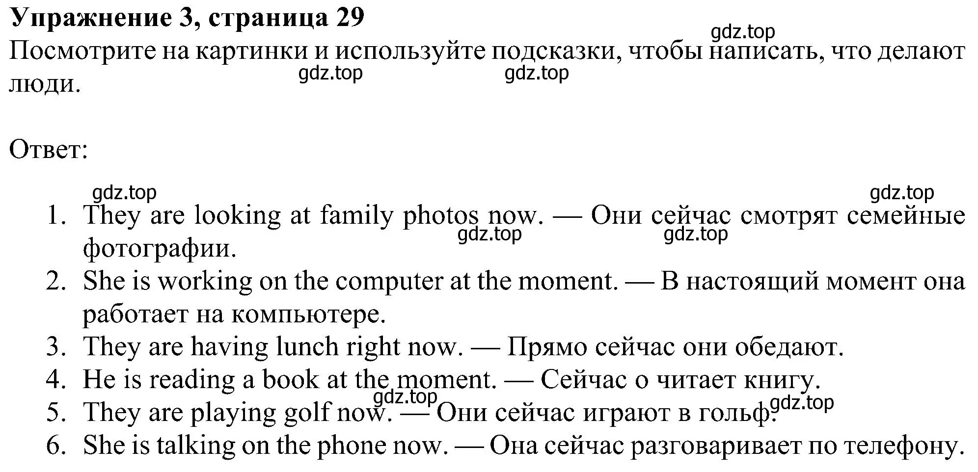 Решение номер 3 (страница 29) гдз по английскому языку 6 класс Ваулина, Дули, рабочая тетрадь