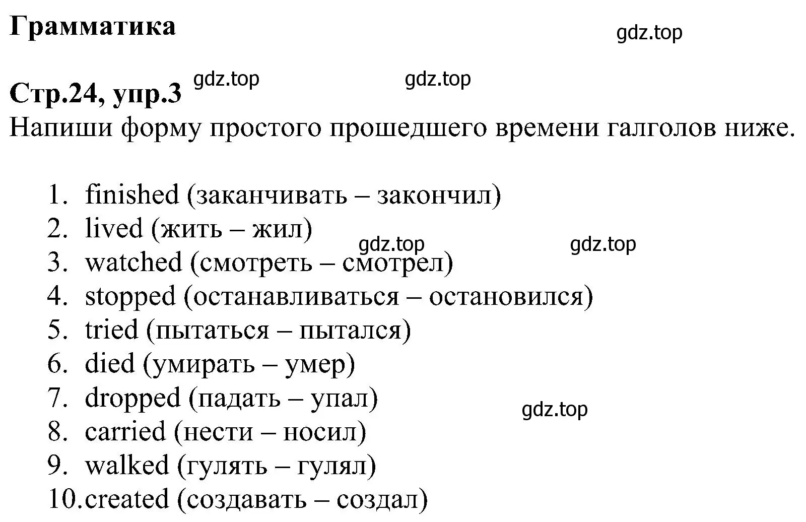 Решение номер 3 (страница 24) гдз по английскому языку 6 класс Баранова, Мильруд, рабочая тетрадь