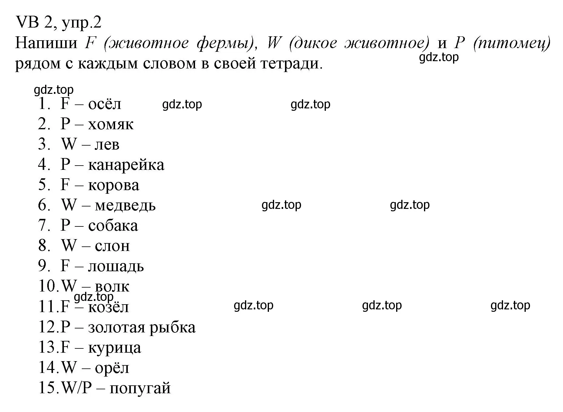 Решение номер 2 (страница 122) гдз по английскому языку 6 класс Баранова, Дули, учебник