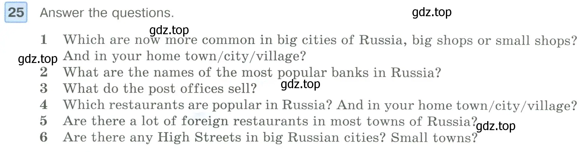 Условие номер 25 (страница 38) гдз по английскому языку 6 класс Вербицкая, Гаярделли, учебник 2 часть