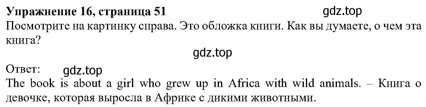 Решение номер 16 (страница 51) гдз по английскому языку 6 класс Вербицкая, Гаярделли, учебник 1 часть