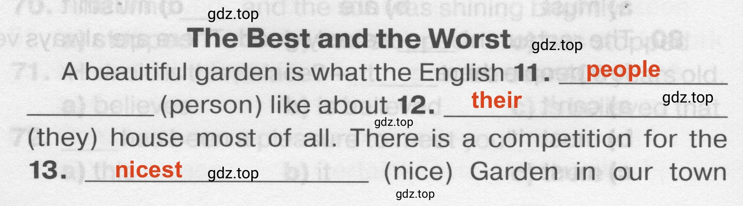 Решение 2.  The Best and the Worst (страница 96) гдз по английскому языку 7 класс Комиссаров, тренировочные упражнения в формате ОГЭ