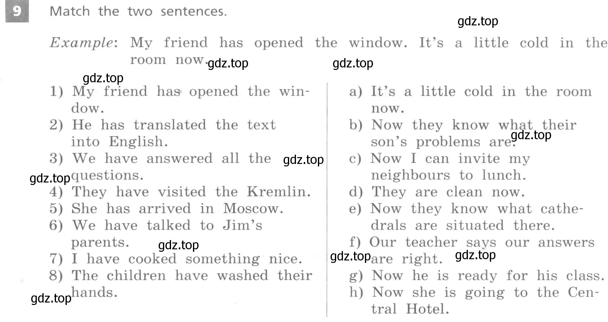 Условие номер 9 (страница 47) гдз по английскому языку 7 класс Афанасьева, Михеева, учебник 1 часть