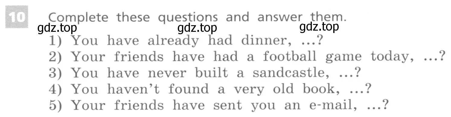 Условие номер 10 (страница 88) гдз по английскому языку 7 класс Афанасьева, Михеева, учебник 1 часть