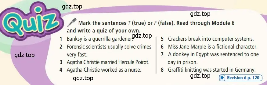 Условие  Quiz (страница 111) гдз по английскому языку 7 класс Баранова, Дули, учебник