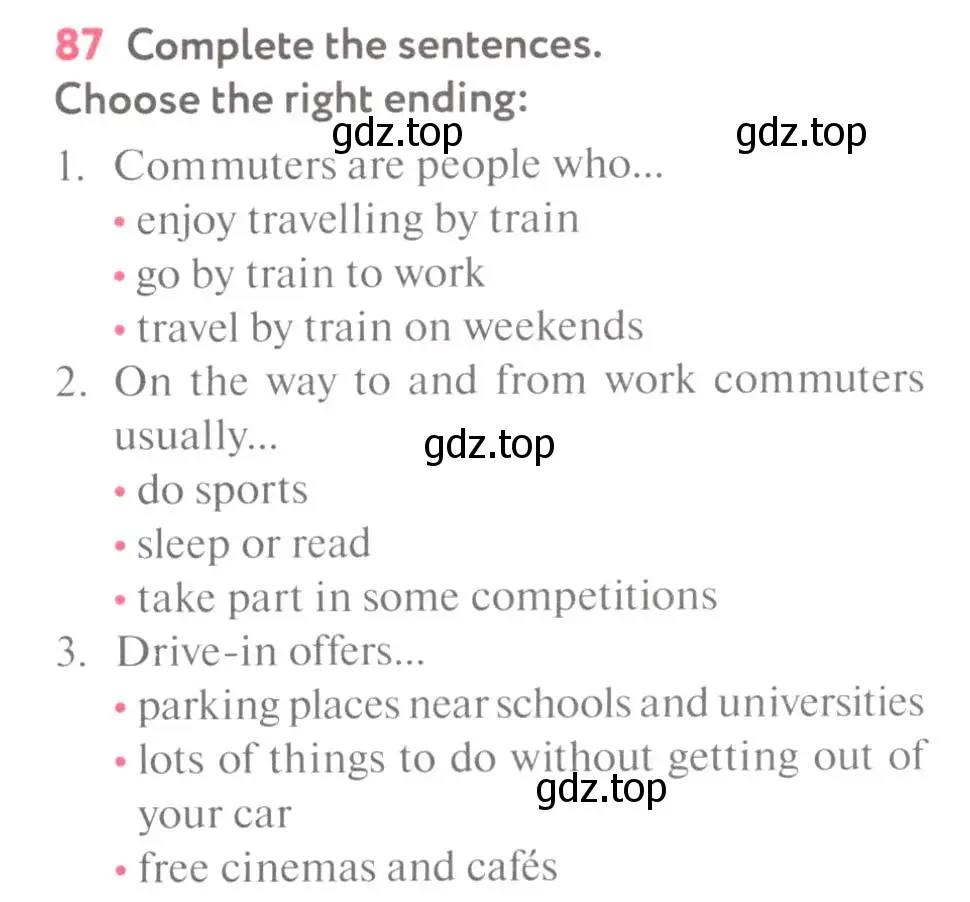 Условие номер 87 (страница 55) гдз по английскому языку 7 класс Биболетова, Трубанева, учебник