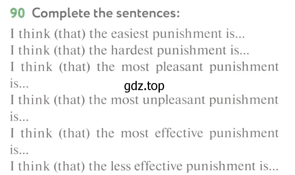 Условие номер 90 (страница 83) гдз по английскому языку 7 класс Биболетова, Трубанева, учебник