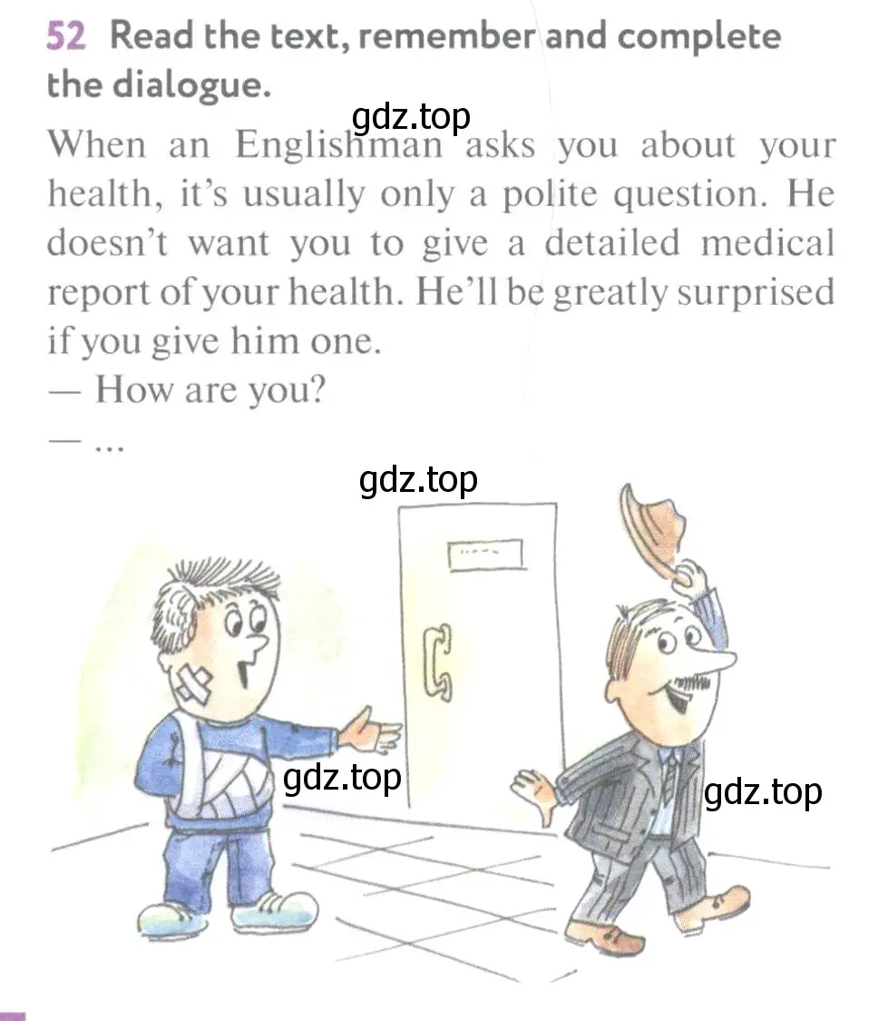 Условие номер 52 (страница 112) гдз по английскому языку 7 класс Биболетова, Трубанева, учебник