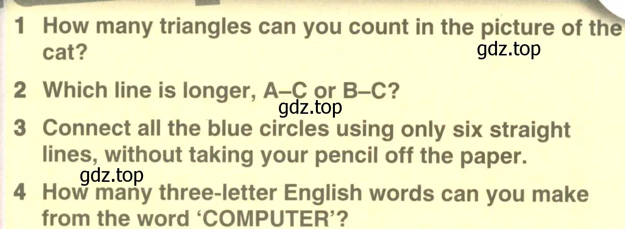 Условие  Puzzles quiz (страница 73) гдз по английскому языку 7 класс Комарова, Ларионова, учебник