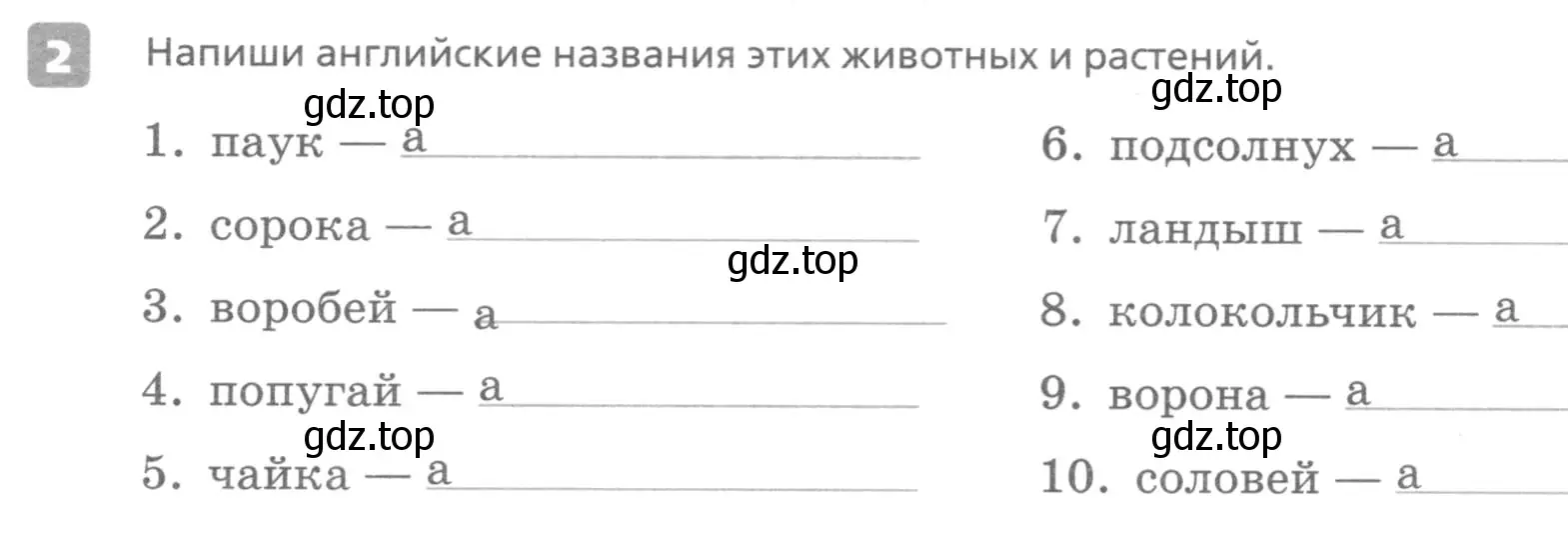 Условие номер 2 (страница 47) гдз по английскому языку 7 класс Афанасьева, Михеева, контрольные работы