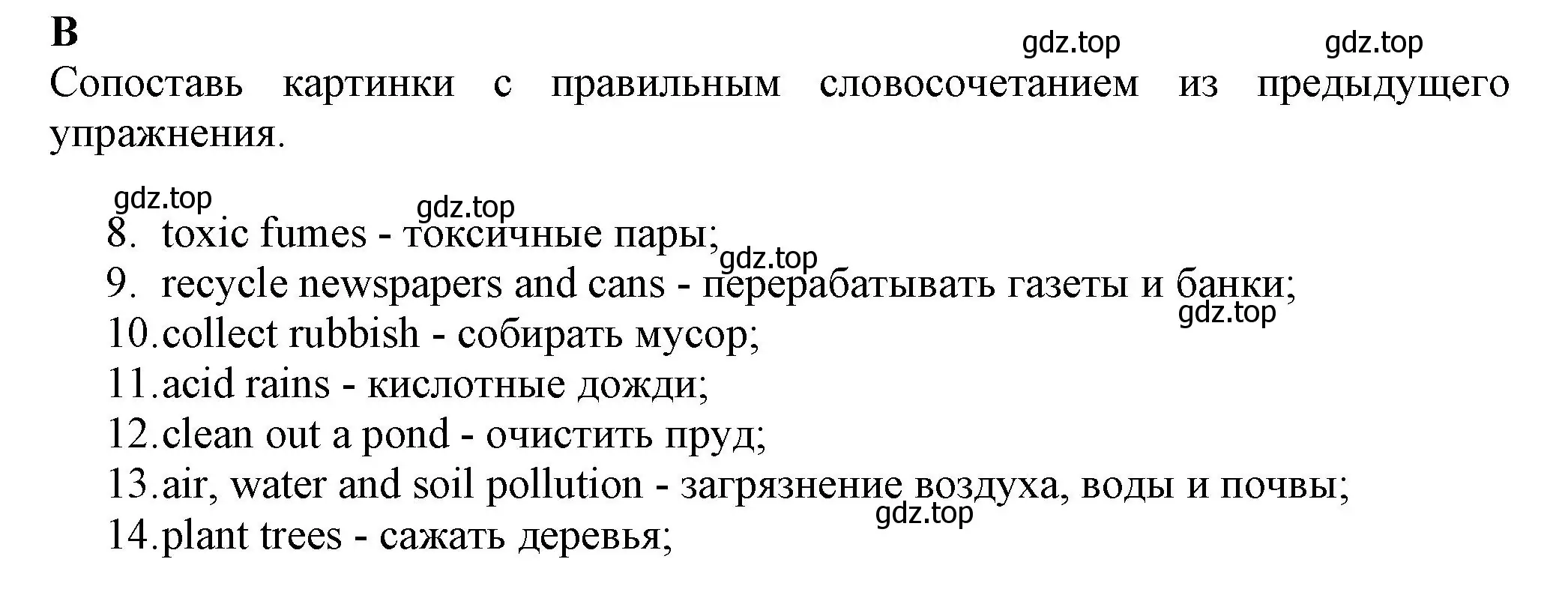 Решение номер B (страница 65) гдз по английскому языку 7 класс Ваулина, Дули, контрольные задания