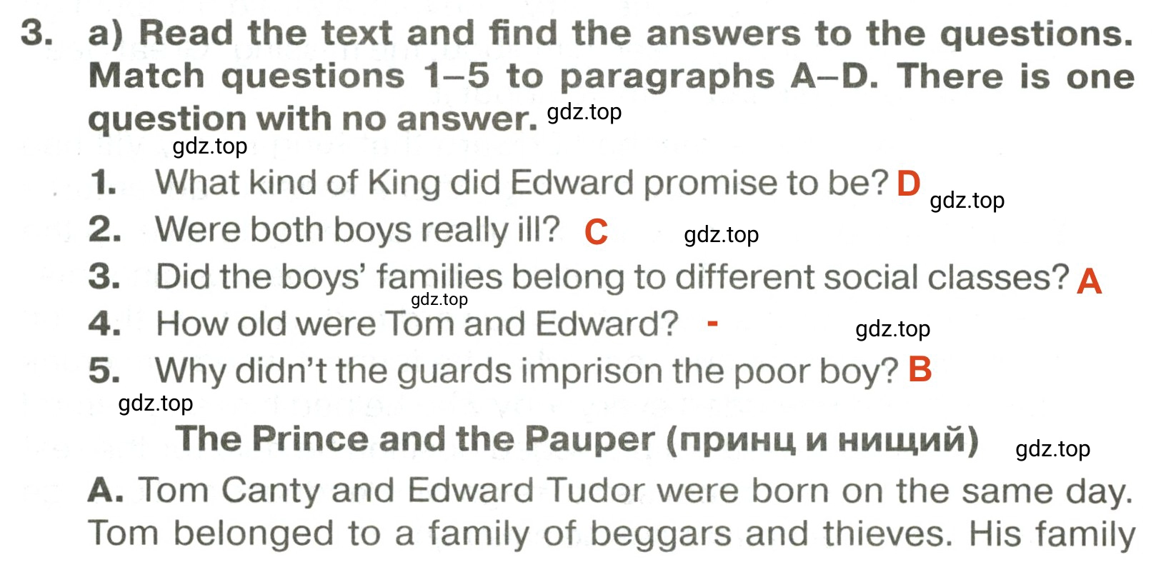 Решение 2. номер 3 (страница 9) гдз по английскому языку 7 класс Ваулина, Подоляко, тренировочные упражнения в формате ОГЭ