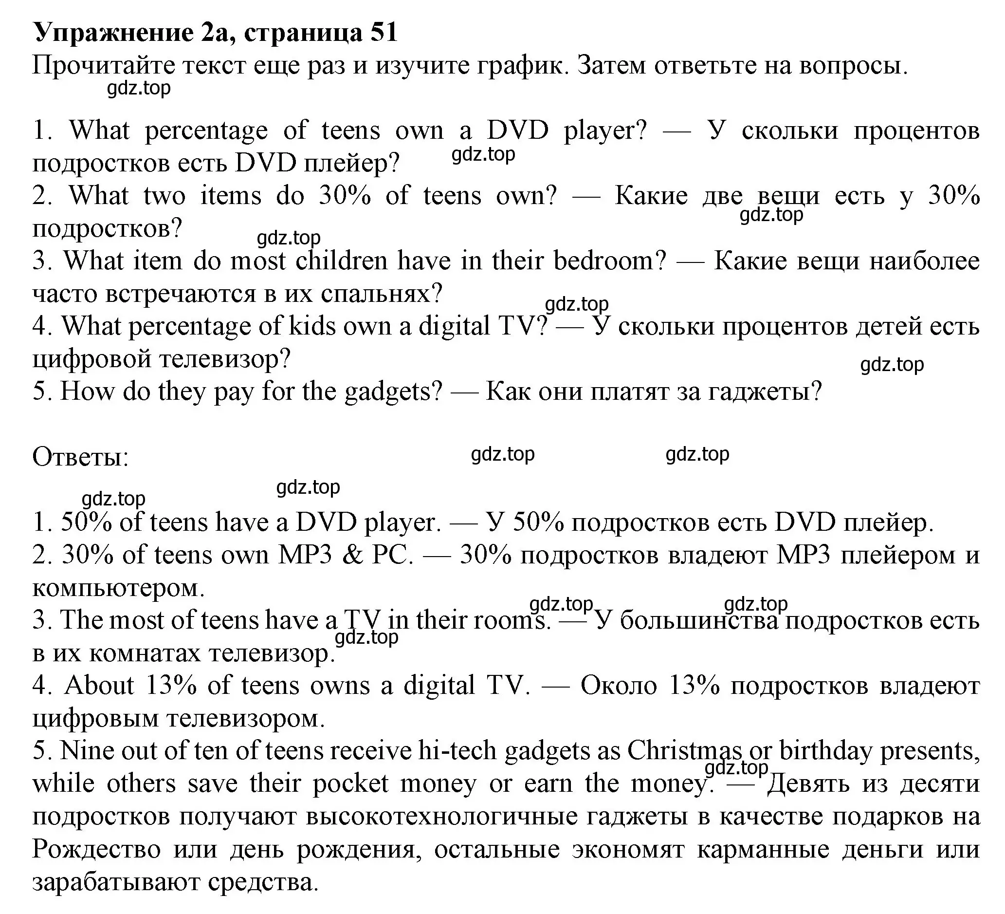 Решение номер 2 (страница 51) гдз по английскому языку 7 класс Ваулина, Дули, учебник