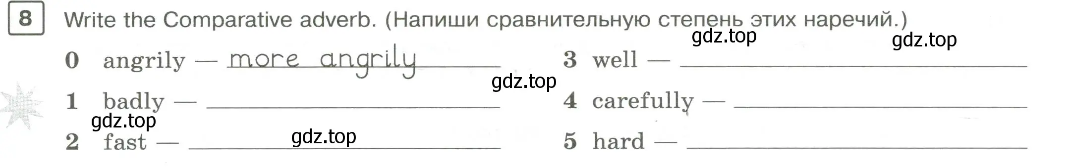 Условие номер 8 (страница 19) гдз по английскому языку 7 класс Вербицкая, Лубнина, практикум