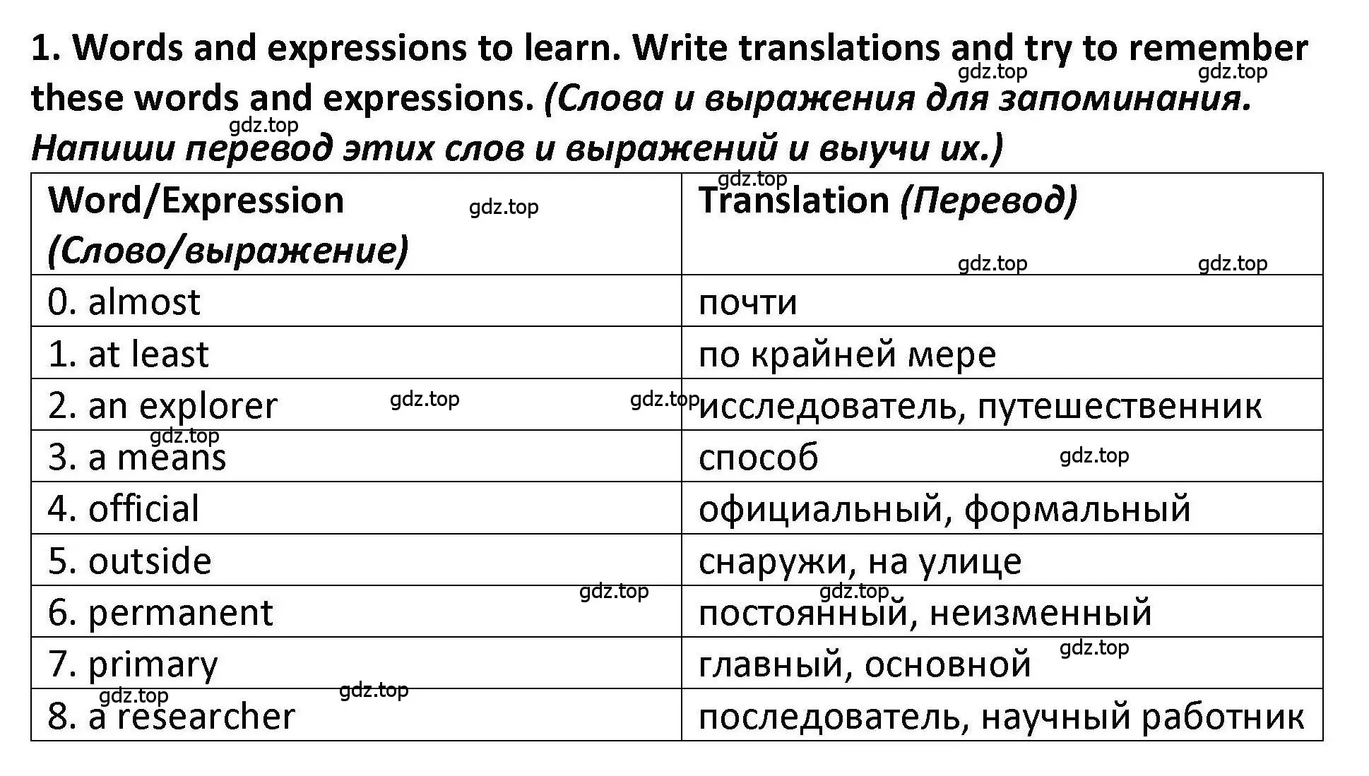 Решение номер 1 (страница 82) гдз по английскому языку 7 класс Вербицкая, Лубнина, практикум