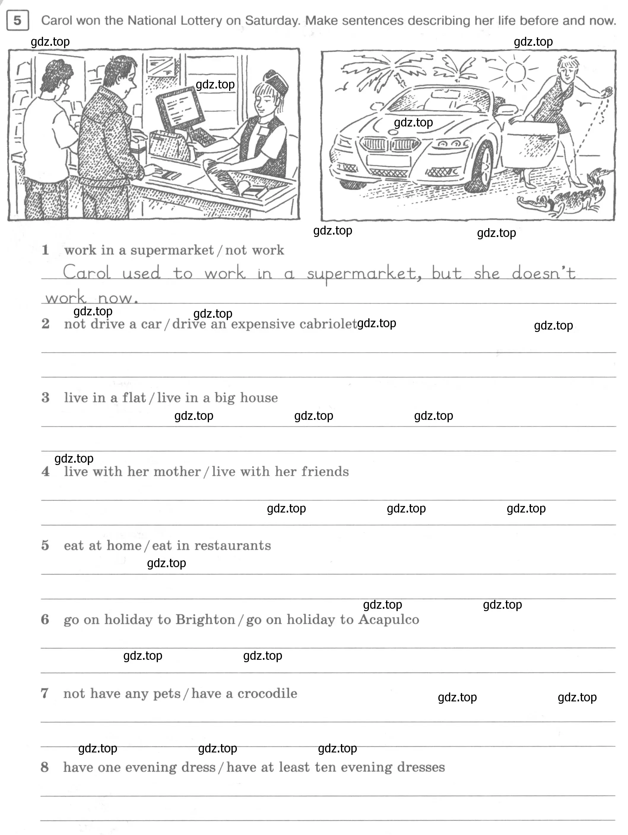 Условие номер 5 (страница 16) гдз по английскому языку 7 класс Вербицкая, Гаярдел, рабочая тетрадь