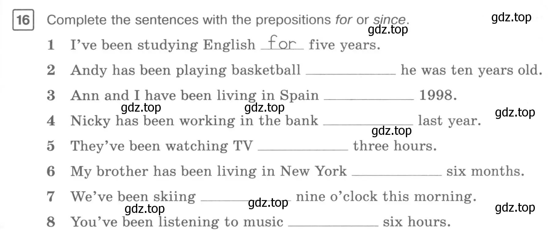 Условие номер 16 (страница 95) гдз по английскому языку 7 класс Вербицкая, Гаярдел, рабочая тетрадь