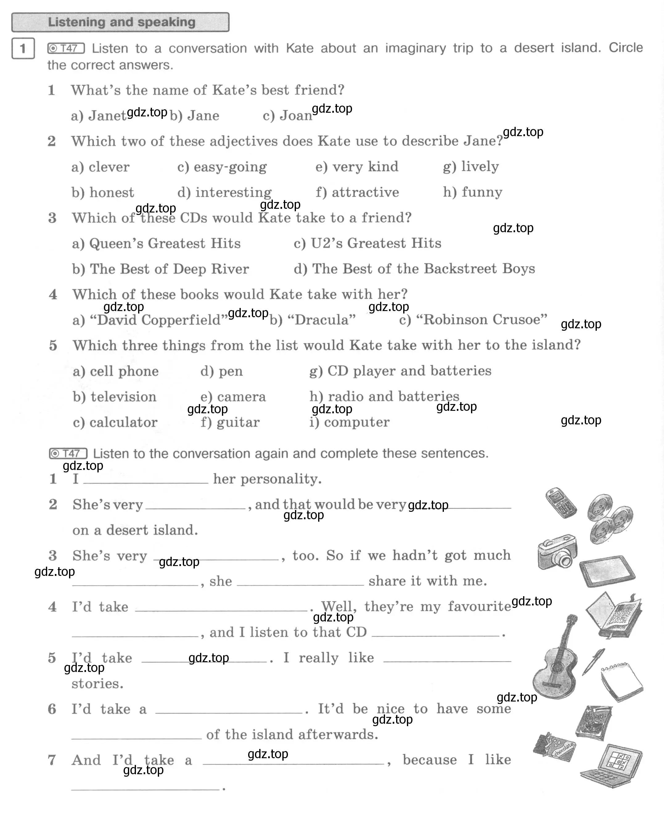 Условие номер 1 (страница 114) гдз по английскому языку 7 класс Вербицкая, Гаярдел, рабочая тетрадь