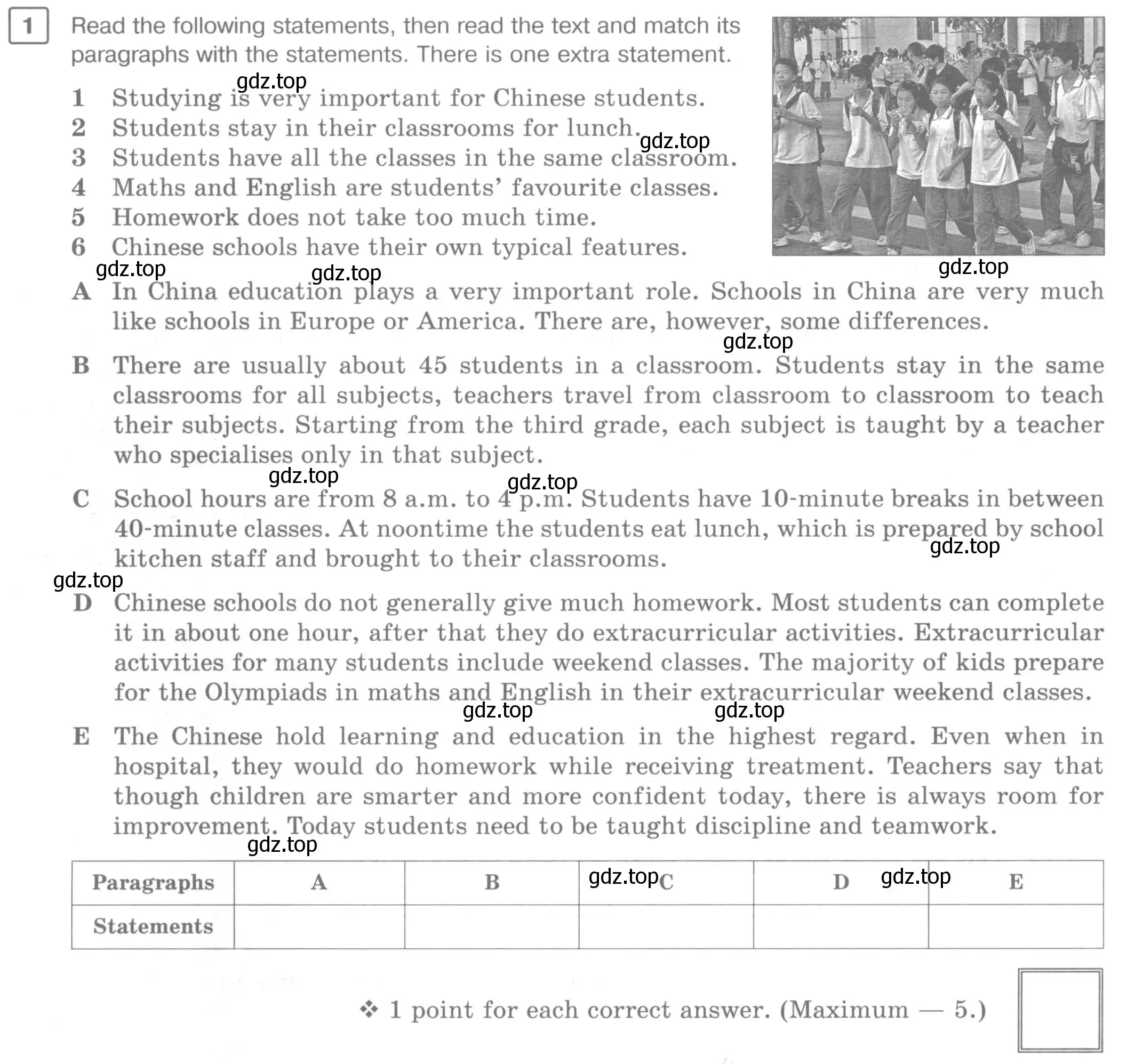 Условие номер 1 (страница 136) гдз по английскому языку 7 класс Вербицкая, Гаярдел, рабочая тетрадь