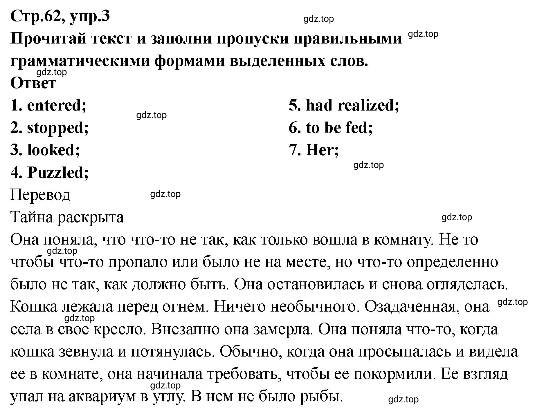 Решение номер 3 (страница 63) гдз по английскому языку 8 класс Комиссаров, Кирдяева, тренировочные упражнения в формате ОГЭ