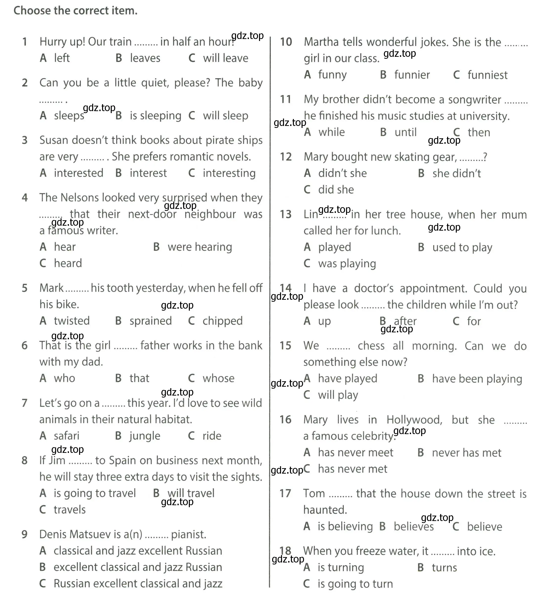 Условие  Entry Test (страница 5) гдз по английскому языку 8 класс Ваулина, Дули, контрольные задания