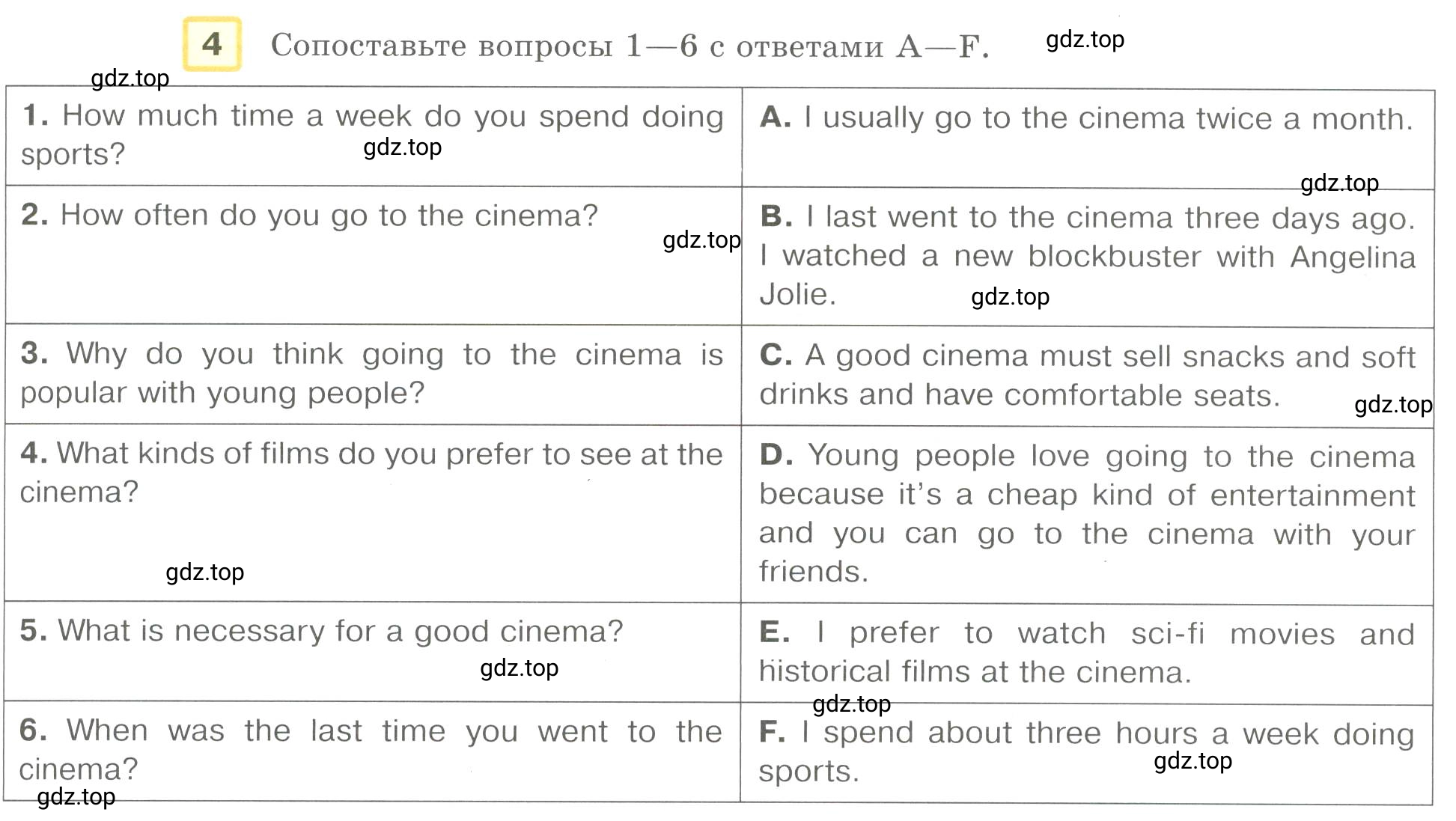 Условие номер 4 (страница 41) гдз по английскому языку 8-9 класс Вербицкая, Миндрул, практикум