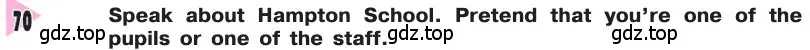 Условие номер 70 (страница 79) гдз по английскому языку 8 класс Афанасьева, Михеева, учебник