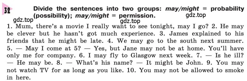 Условие номер 32 (страница 101) гдз по английскому языку 8 класс Афанасьева, Михеева, учебник
