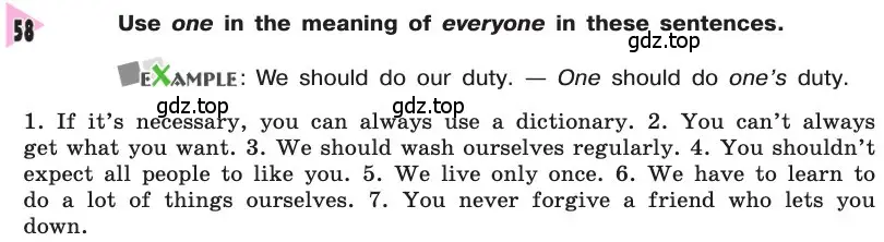 Условие номер 58 (страница 156) гдз по английскому языку 8 класс Афанасьева, Михеева, учебник