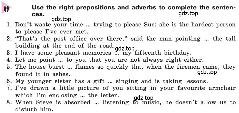 Условие номер 49 (страница 244) гдз по английскому языку 8 класс Афанасьева, Михеева, учебник