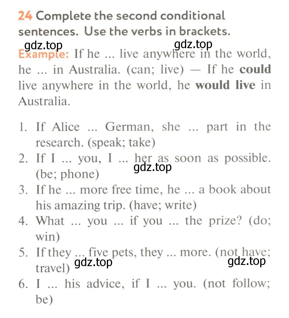 Условие номер 24 (страница 61) гдз по английскому языку 8 класс Биболетова, Трубанева, учебник