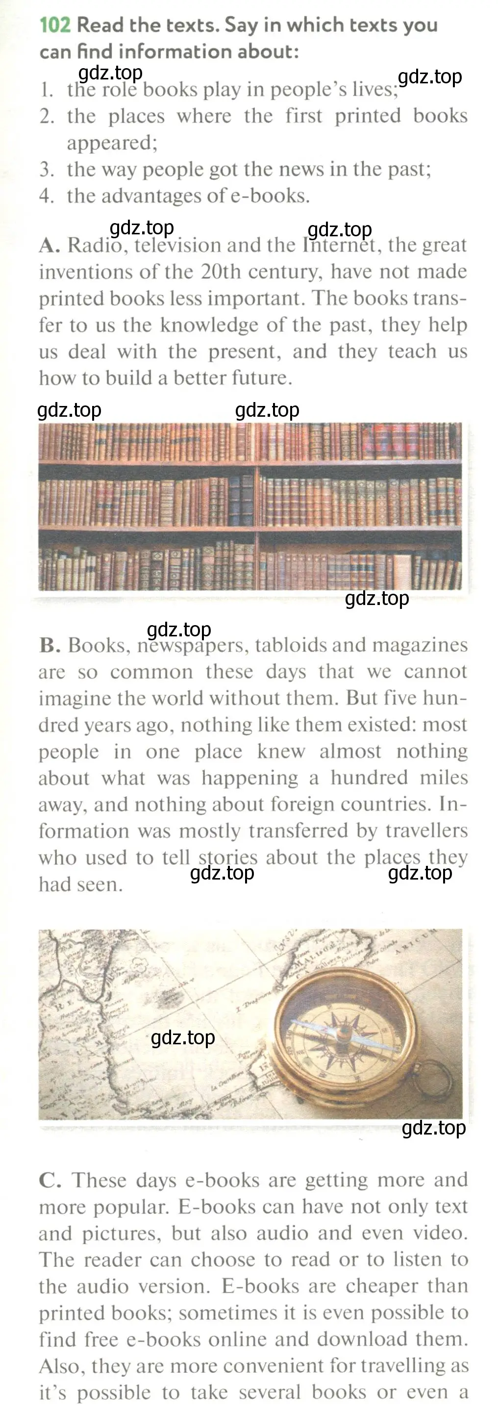 Условие номер 102 (страница 113) гдз по английскому языку 8 класс Биболетова, Трубанева, учебник