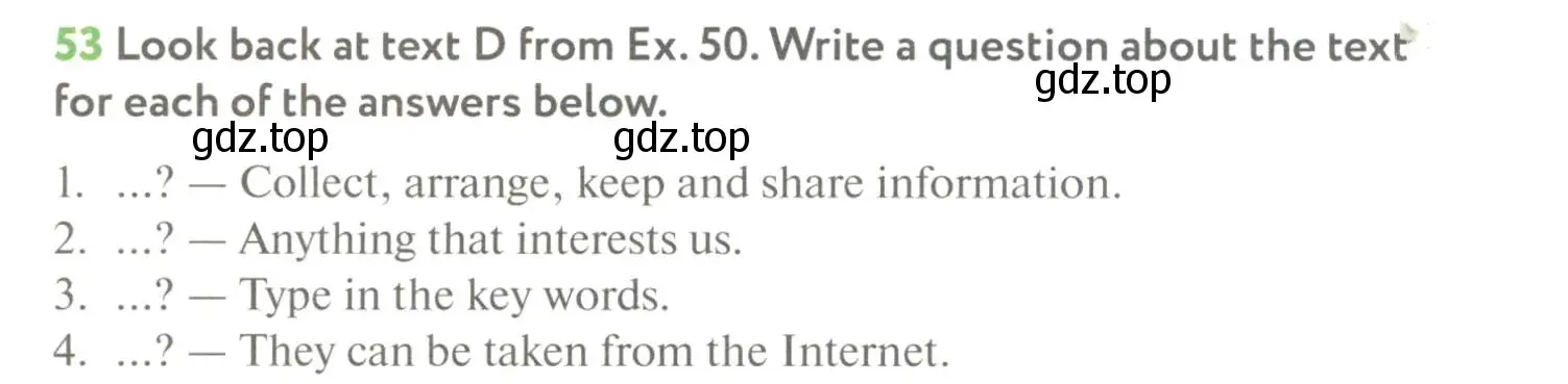 Условие номер 53 (страница 98) гдз по английскому языку 8 класс Биболетова, Трубанева, учебник