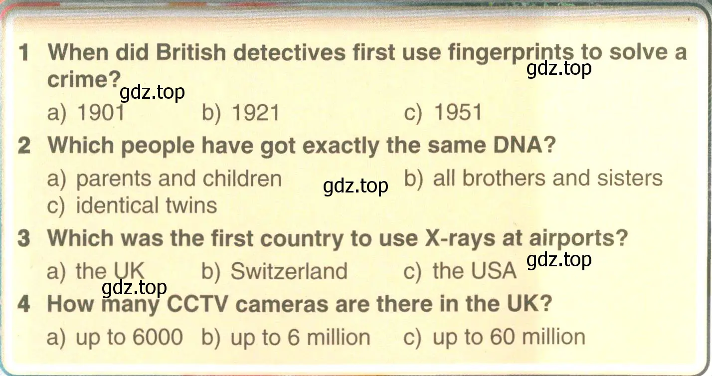 Условие  Quiz (страница 21) гдз по английскому языку 8 класс Комарова, Ларионова, учебник