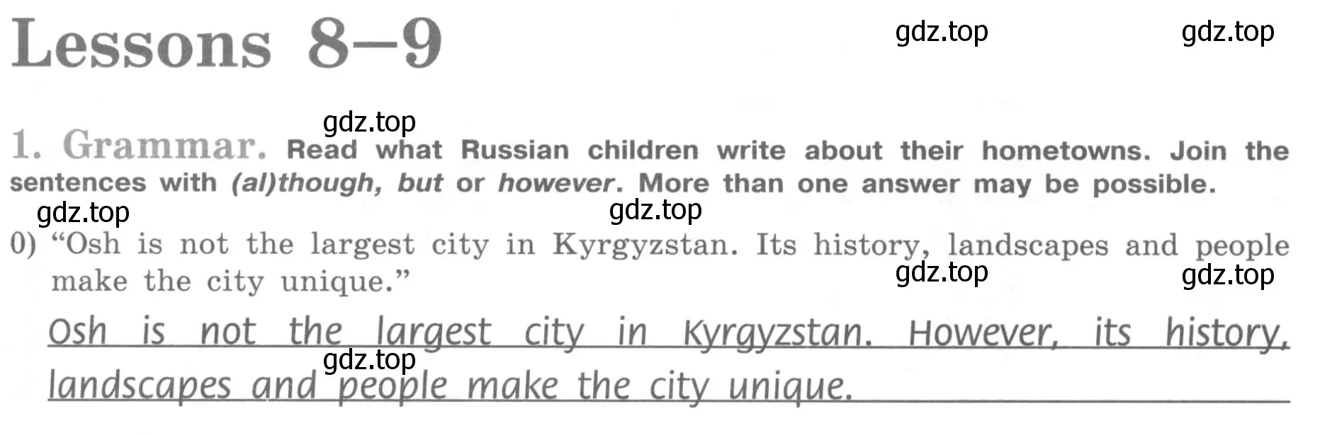 Условие номер 1 (страница 9) гдз по английскому языку 8 класс Кузовлев, Перегудова, рабочая тетрадь