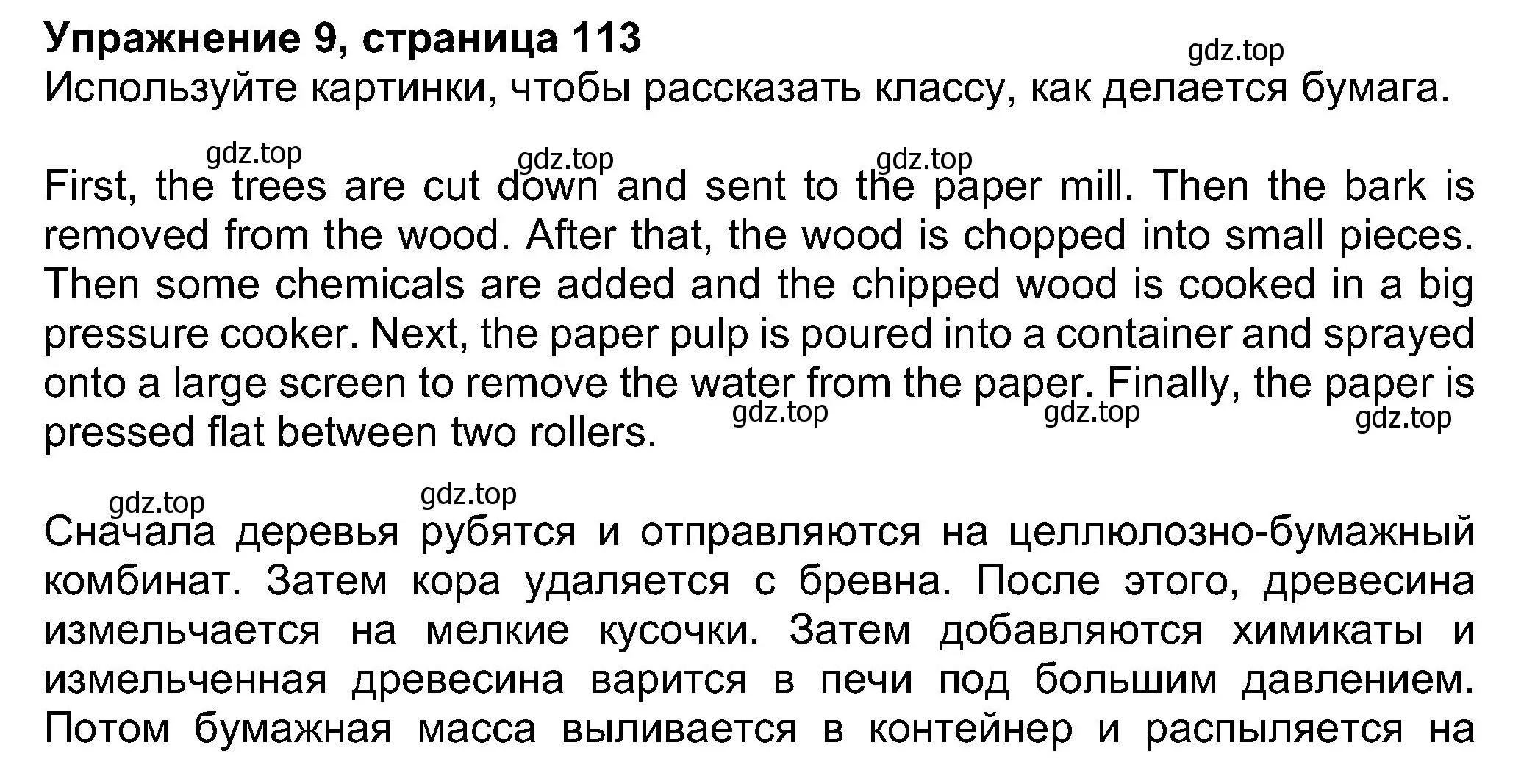 Решение номер 9 (страница 113) гдз по английскому языку 8 класс Ваулина, Дули, учебник