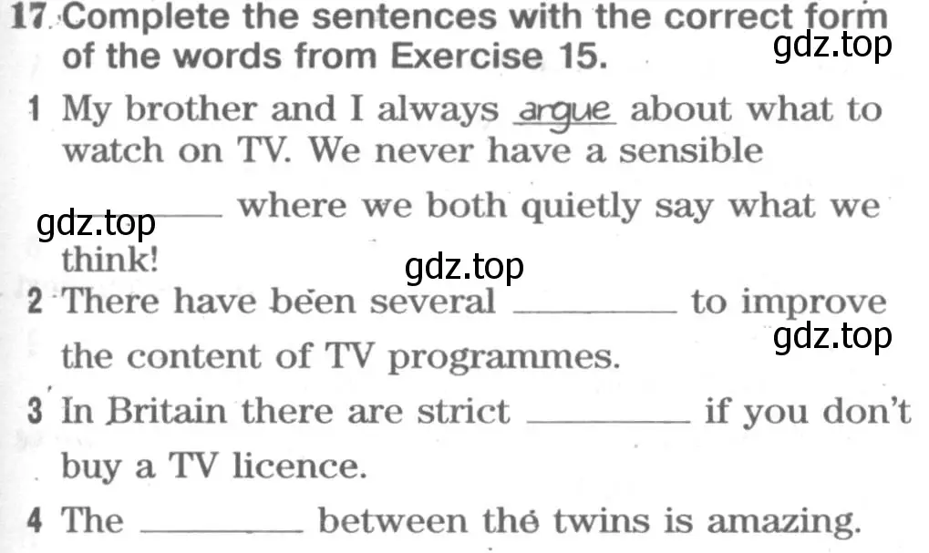Условие номер 17 (страница 83) гдз по английскому языку 8 класс Вербицкая, Уайт, рабочая тетрадь