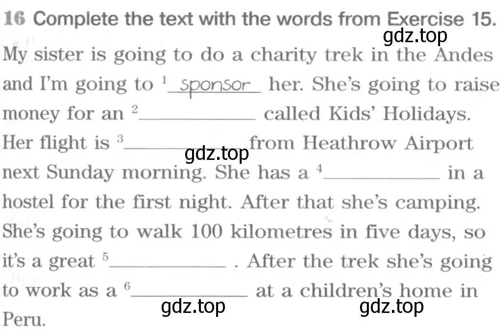 Условие номер 16 (страница 15) гдз по английскому языку 8 класс Вербицкая, Уайт, рабочая тетрадь