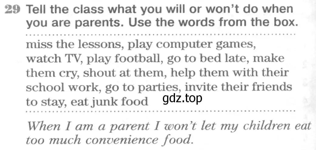 Условие номер 29 (страница 60) гдз по английскому языку 8 класс Вербицкая, Уайт, рабочая тетрадь