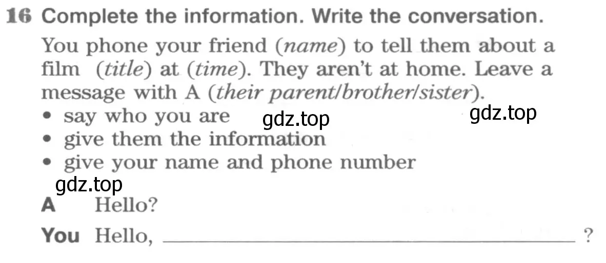 Условие номер 16 (страница 65) гдз по английскому языку 8 класс Вербицкая, Уайт, рабочая тетрадь