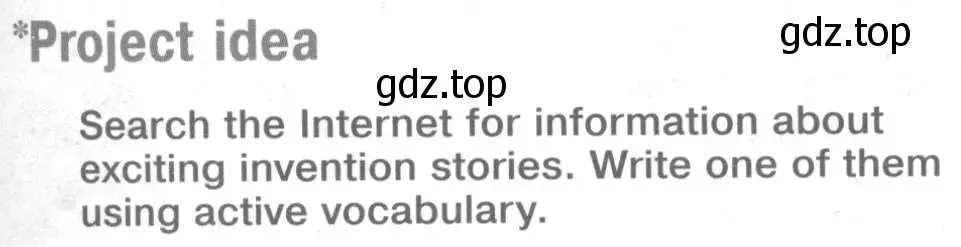 Условие  Project idea (страница 39) гдз по английскому языку 8 класс Вербицкая, Маккин, учебник