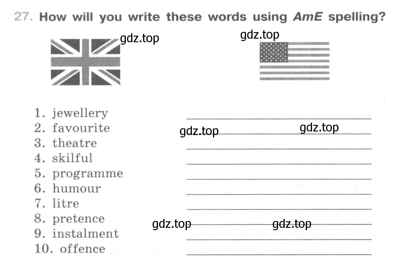 Условие номер 27 (страница 76) гдз по английскому языку 9 класс Афанасьева, Михеева, рабочая тетрадь