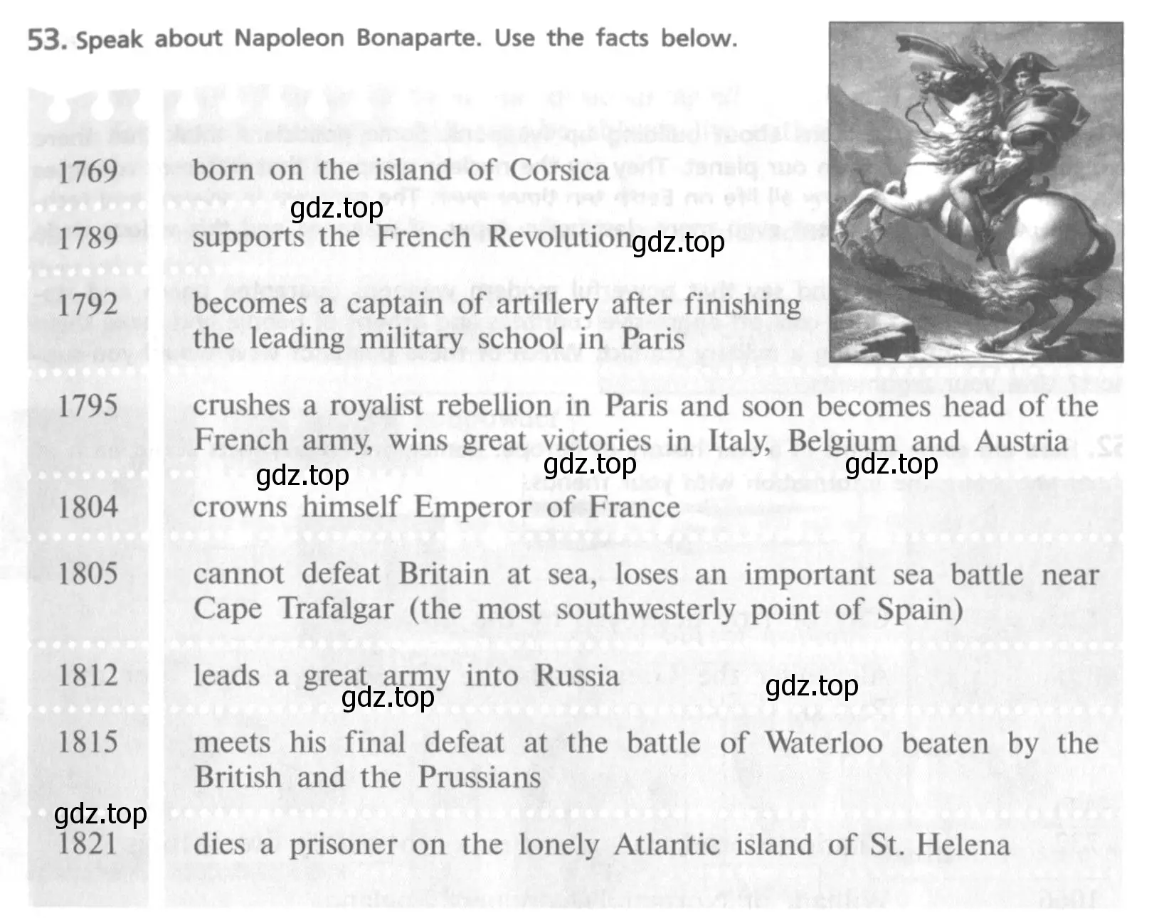 Условие номер 53 (страница 52) гдз по английскому языку 9 класс Афанасьева, Михеева, учебник