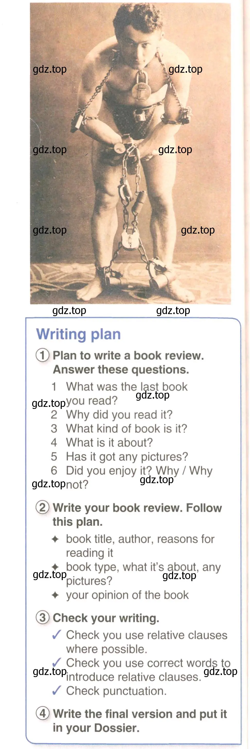 Условие  Writing plan (страница 28) гдз по английскому языку 9 класс Комарова, Ларионова, учебник