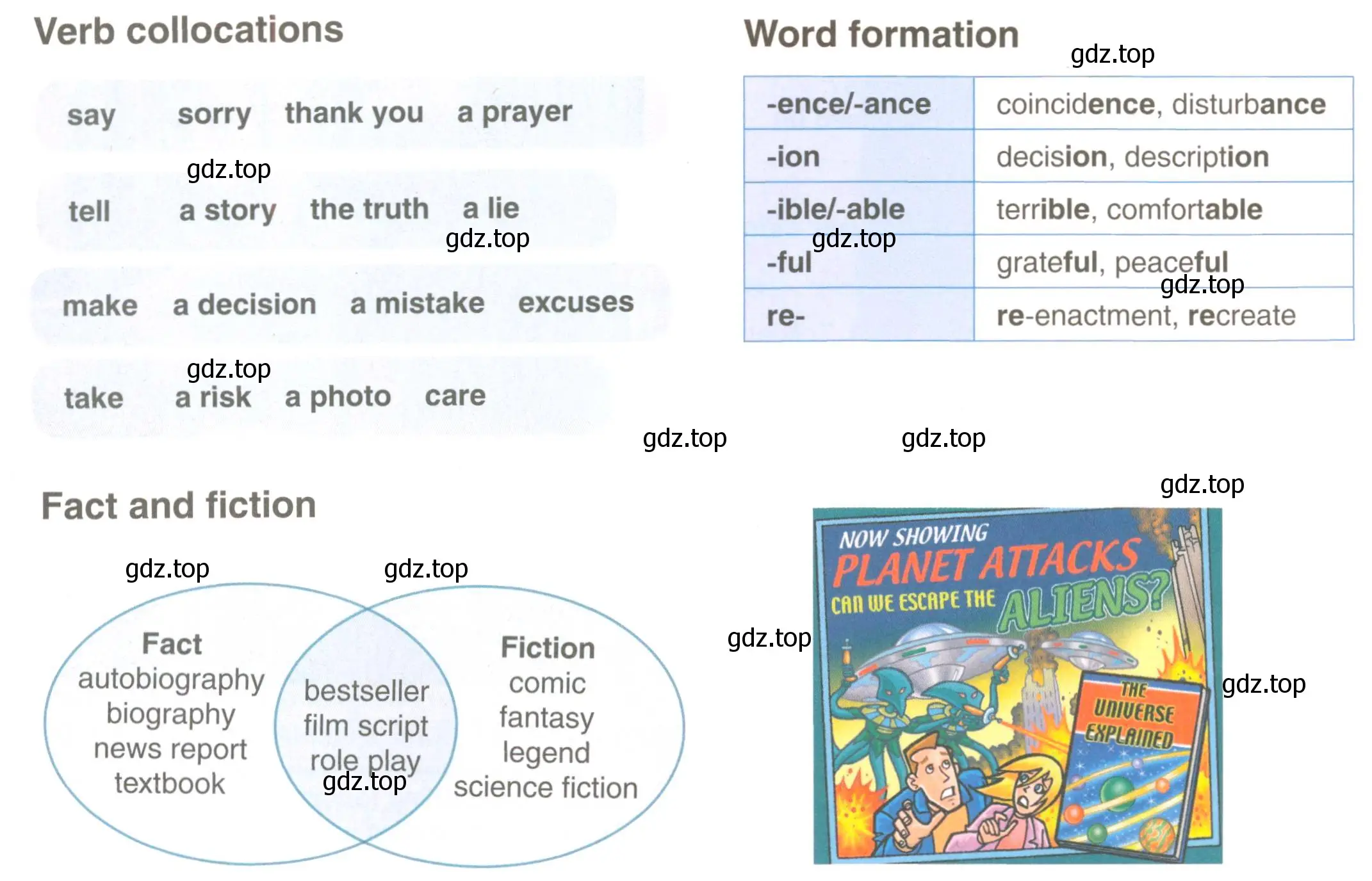 Условие  Vocabulary (страница 30) гдз по английскому языку 9 класс Комарова, Ларионова, учебник