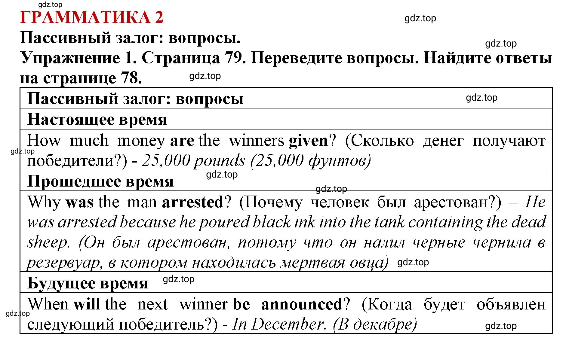 Решение 2. номер 1 (страница 79) гдз по английскому языку 9 класс Комарова, Ларионова, учебник