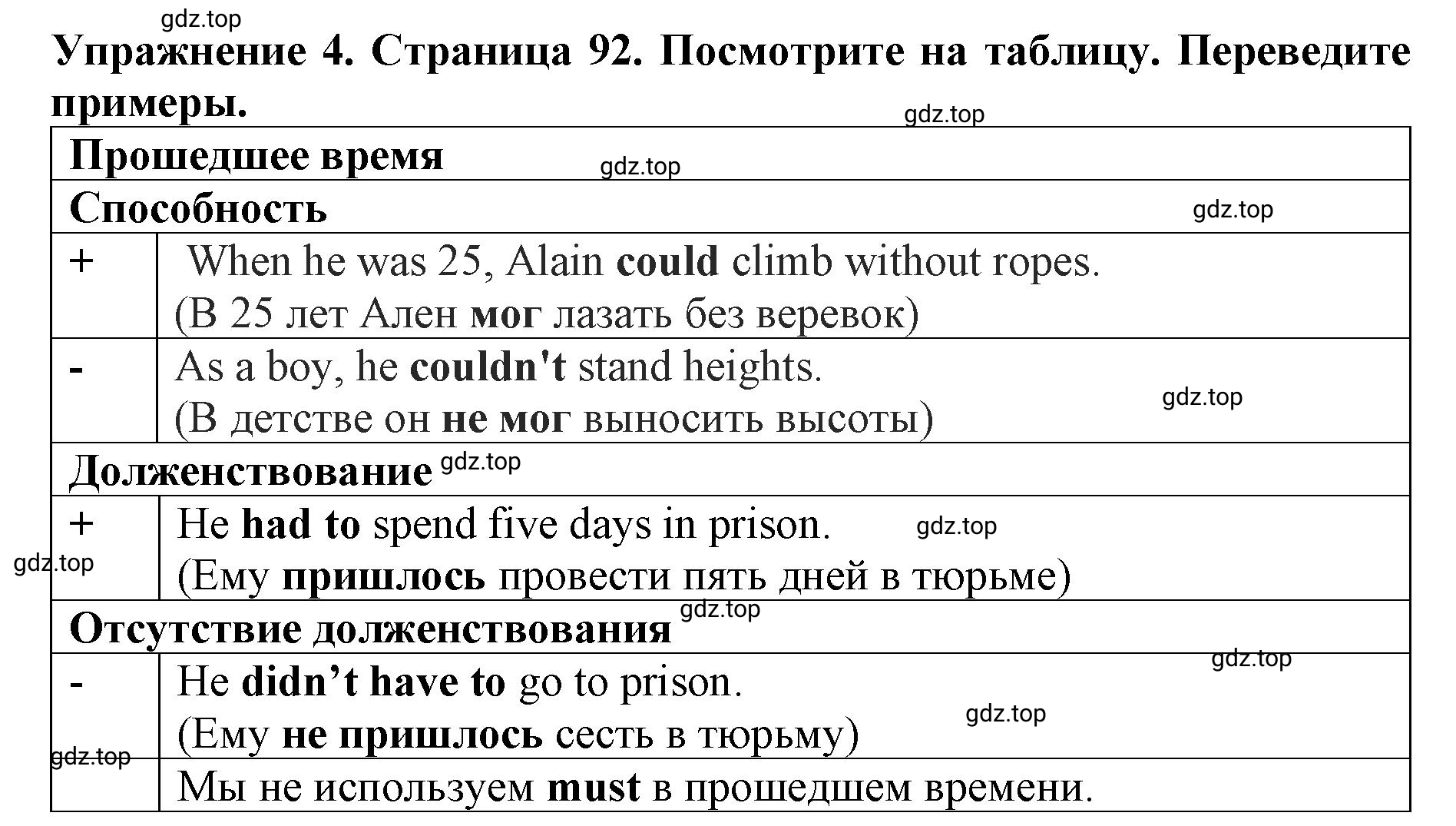 Решение 2. номер 4 (страница 92) гдз по английскому языку 9 класс Комарова, Ларионова, учебник